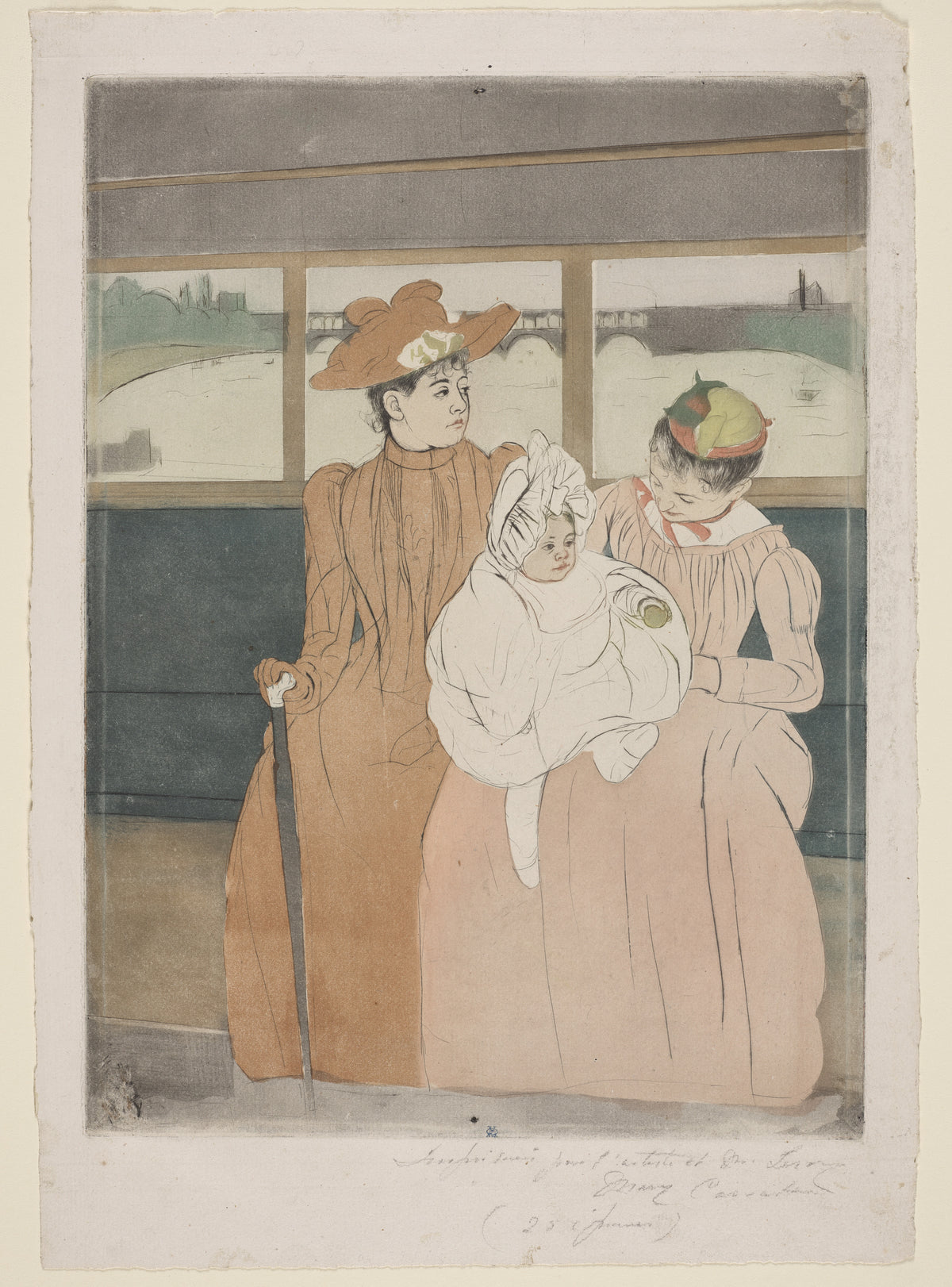 Mary Cassatt - In the Omnibus