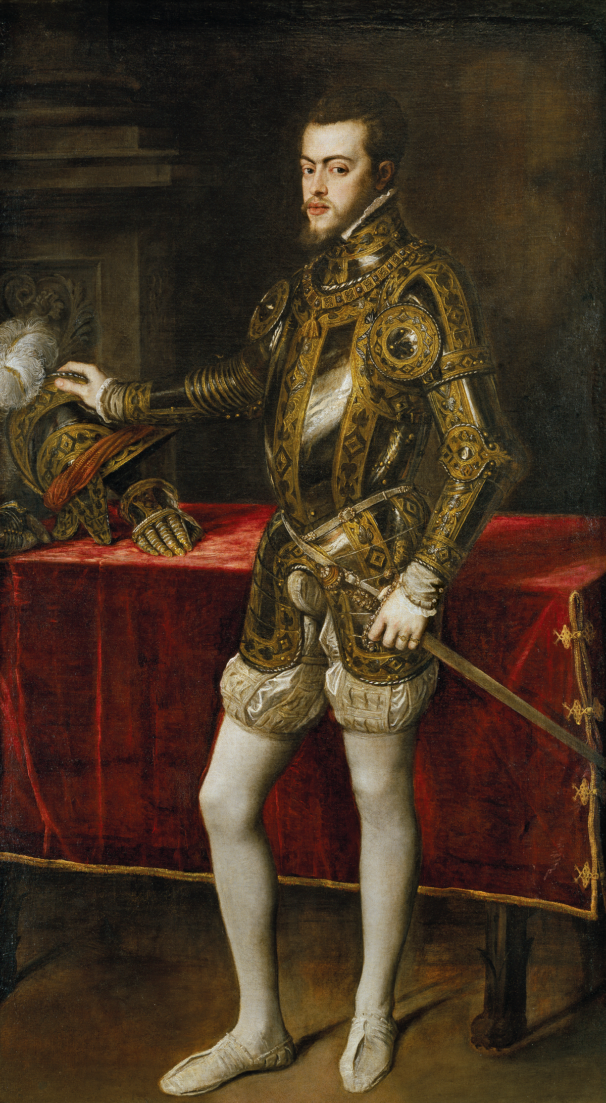 Titian - Philip II in Armour