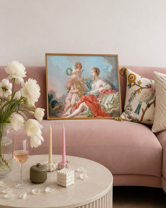 Renaissance Masters - Renaissance Masterpiece No. 210 - framed print in a styled room