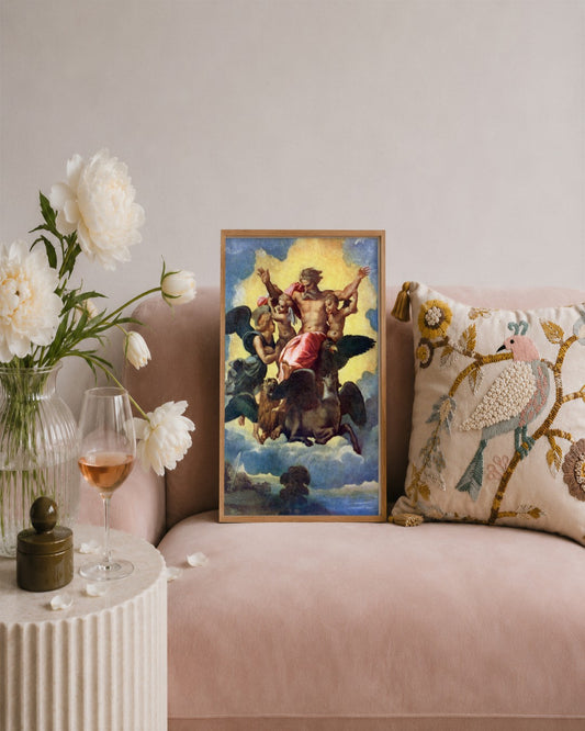 Renaissance Masters - Renaissance Masterpiece No. 327 - framed print in a styled room
