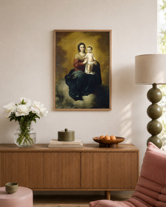Renaissance Masters - Renaissance Masterpiece No. 421 - framed print in a styled room
