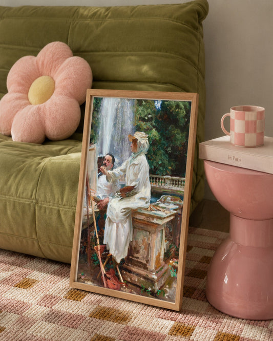 Renaissance Masters - Renaissance Masterpiece No. 373 - framed print in a styled room