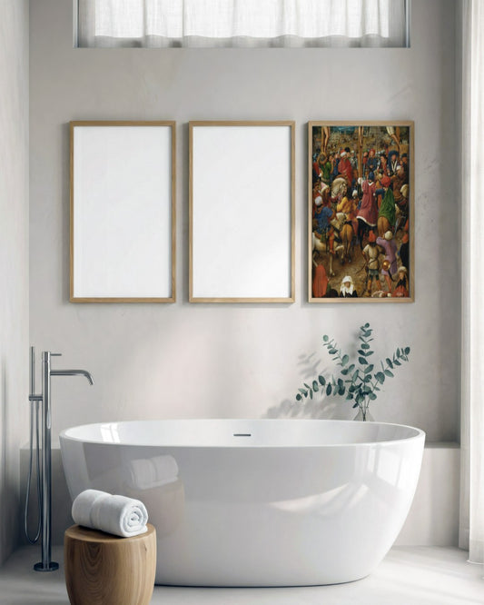 Renaissance Masters - Renaissance Masterpiece No. 42 - framed print in a styled room