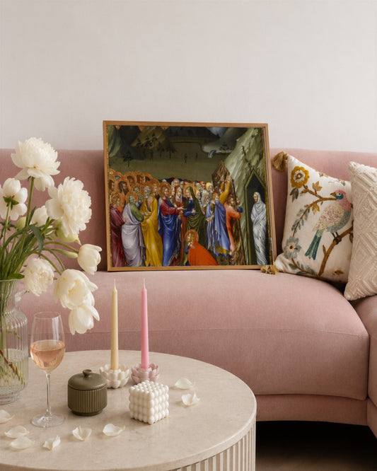 Renaissance Masters - Renaissance Masterpiece No. 65 - framed print in a styled room