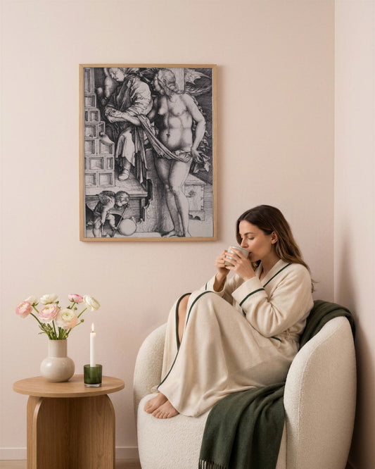 Renaissance Masters - Renaissance Masterpiece No. 121 - framed print in a styled room
