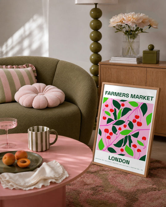 SENT Studio - Artistic Poster No. 58 - framed print in a styled room