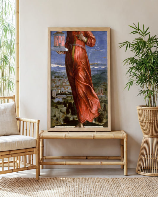 Renaissance Masters - Renaissance Masterpiece No. 57 - framed print in a styled room