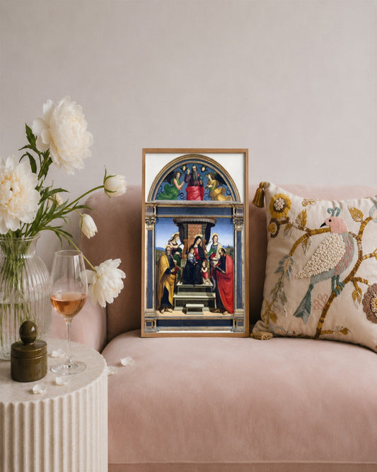 Renaissance Masters - Renaissance Masterpiece No. 306 - framed print in a styled room