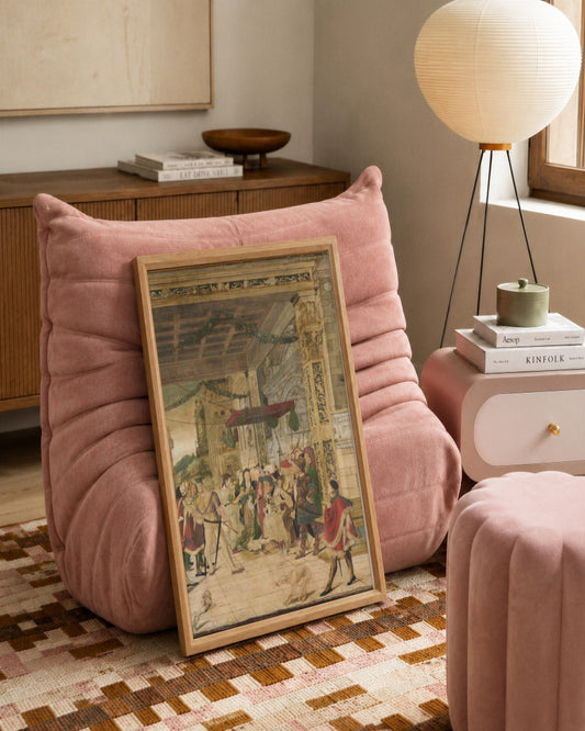 Renaissance Masters - Renaissance Masterpiece No. 139 - framed print in a styled room