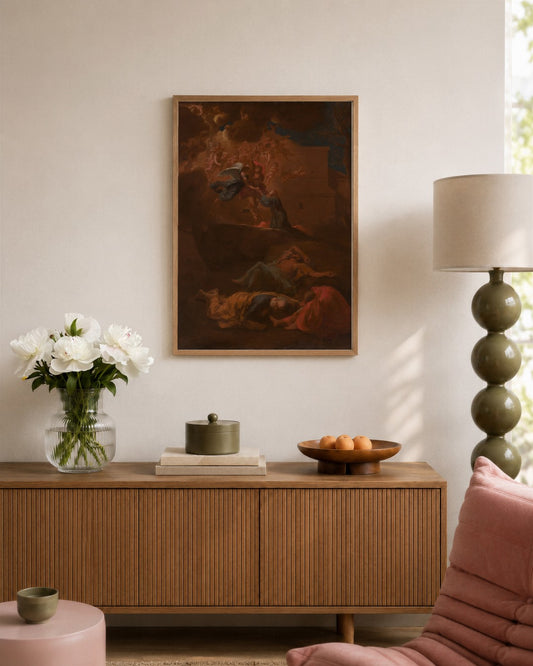 Renaissance Masters - Renaissance Masterpiece No. 119 - framed print in a styled room