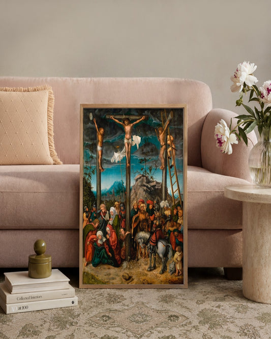 Renaissance Masters - Renaissance Masterpiece No. 196 - framed print in a styled room