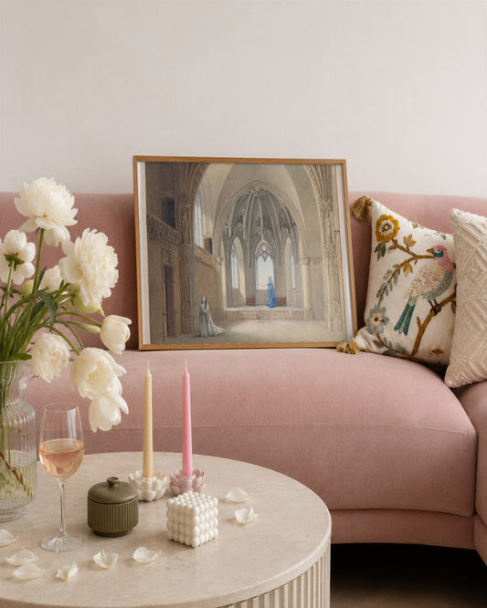 Renaissance Masters - Renaissance Masterpiece No. 149 - framed print in a styled room