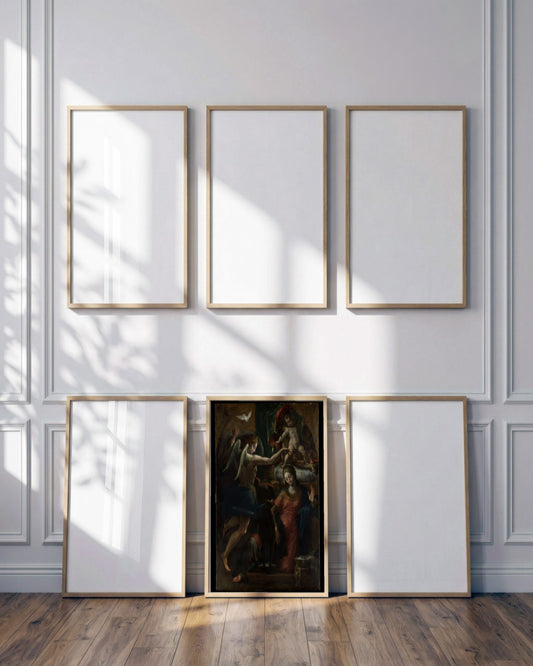Renaissance Masters - Renaissance Masterpiece No. 115 - framed print in a styled room