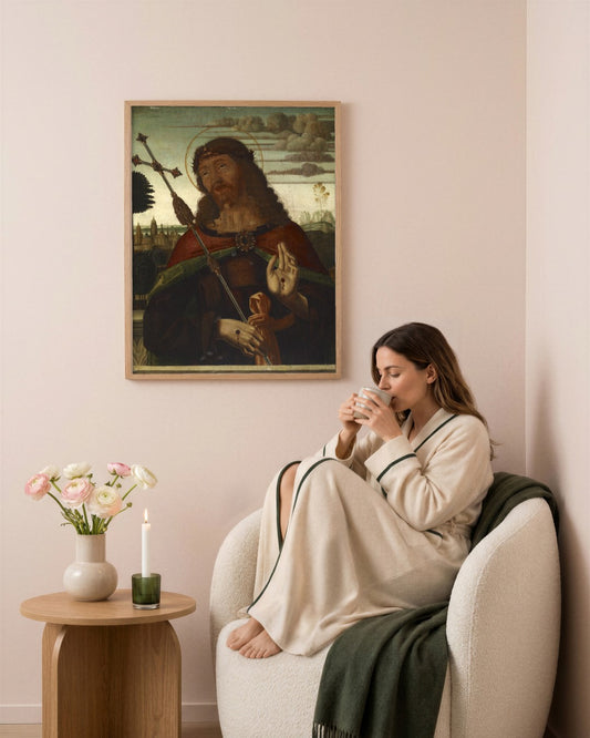 Renaissance Masters - Renaissance Masterpiece No. 54 - framed print in a styled room
