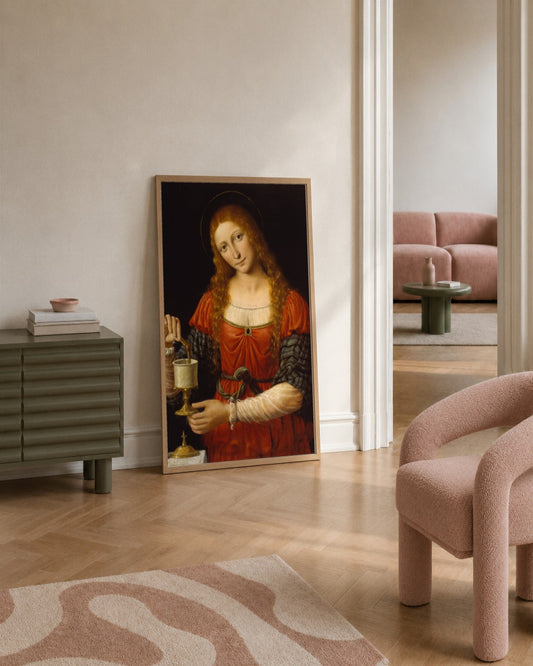Renaissance Masters - Renaissance Masterpiece No. 52 - framed print in a styled room
