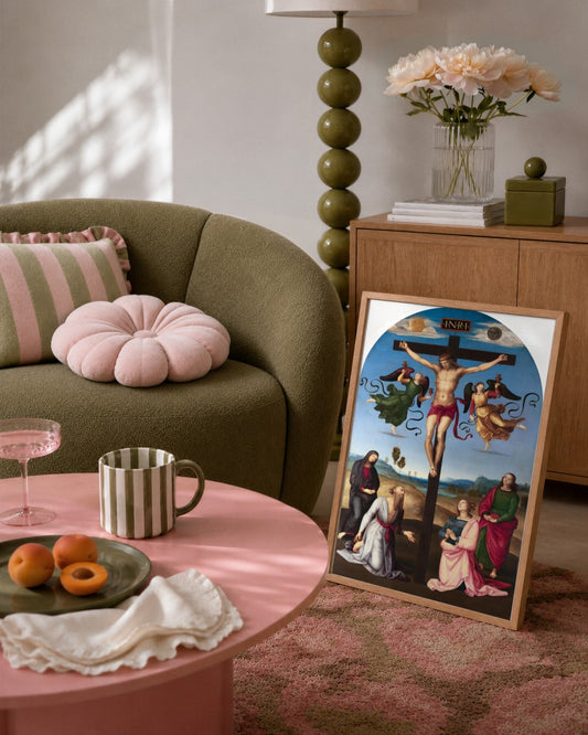 Renaissance Masters - Renaissance Masterpiece No. 324 - framed print in a styled room
