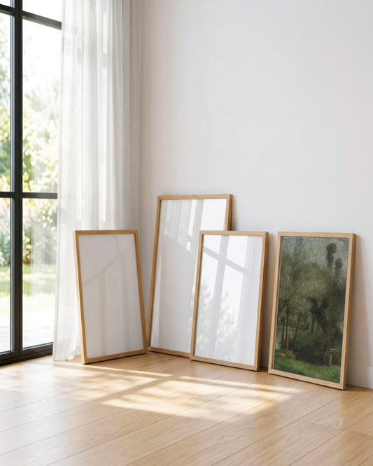 Fernand Pelez - Willow Grove - framed print in a styled room