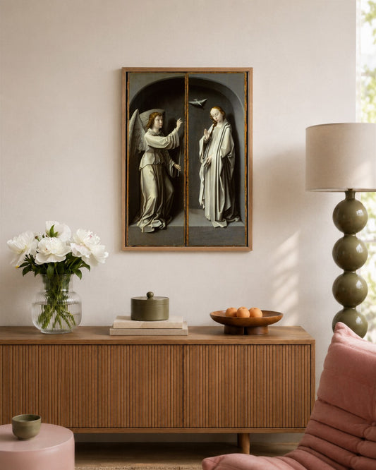 Renaissance Masters - Renaissance Masterpiece No. 400 - framed print in a styled room