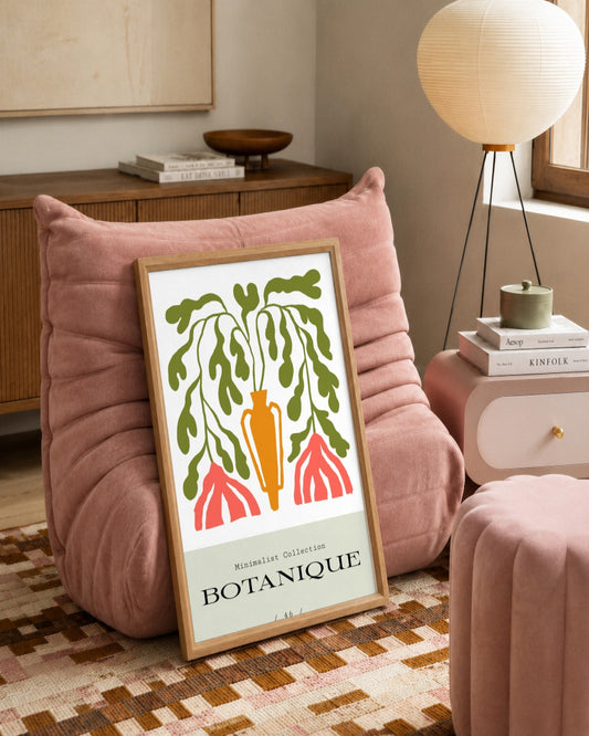 SENT Studio - Blooming Flowers Poster No. 46 - framed print in a styled room