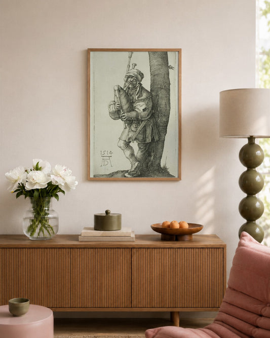 Renaissance Masters - Renaissance Masterpiece No. 178 - framed print in a styled room