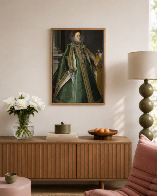 Renaissance Masters - Renaissance Masterpiece No. 100 - framed print in a styled room