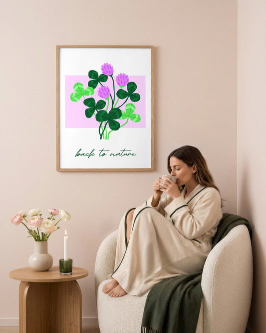 SENT Studio - Artistic Poster No. 60 - framed print in a styled room