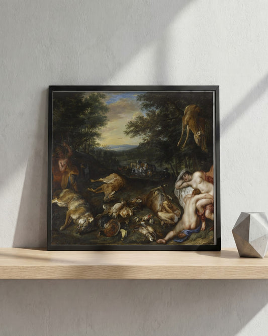 Renaissance Masters - Renaissance Masterpiece No. 70 - framed print in a styled room