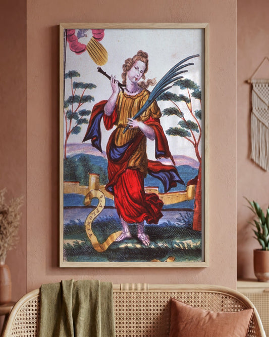 Renaissance Masters - Renaissance Masterpiece No. 35 - framed print in a styled room