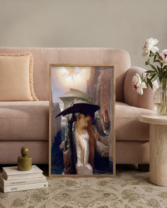 Frederic Leighton - Perseus and Andromeda - framed print in a styled room