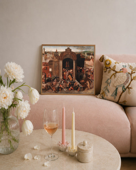 Renaissance Masters - Renaissance Masterpiece No. 191 - framed print in a styled room