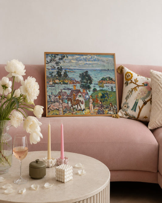 Renaissance Masters - Renaissance Masterpiece No. 122 - framed print in a styled room