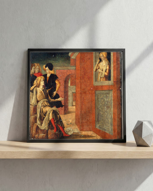 Renaissance Masters - Renaissance Masterpiece No. 136 - framed print in a styled room