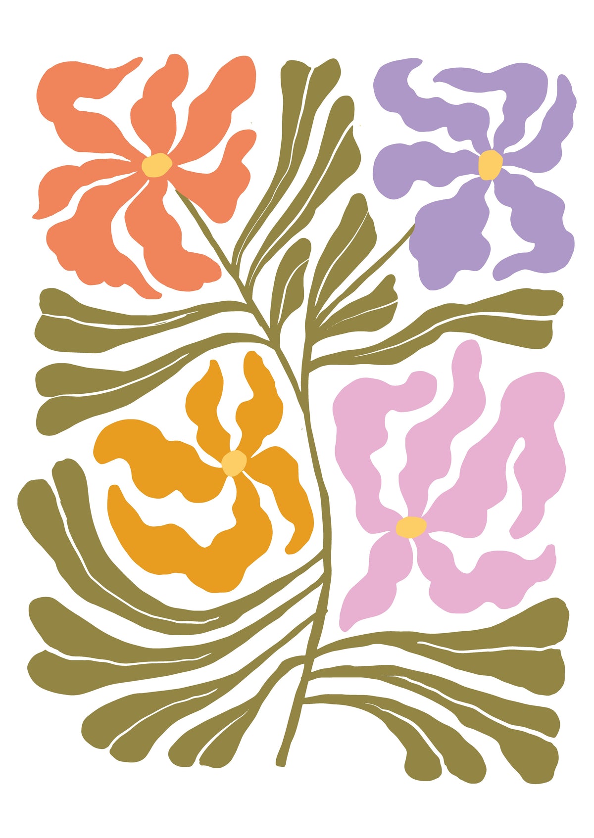SENT Studio - Blooming Flowers Poster No. 48