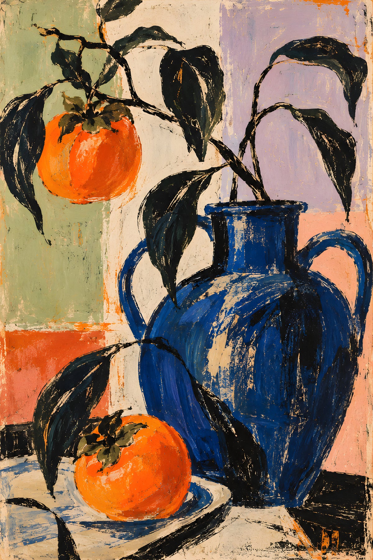 Faris Mcgee - A Painterly Still Life Abstract Expressionist Illu - original artwork