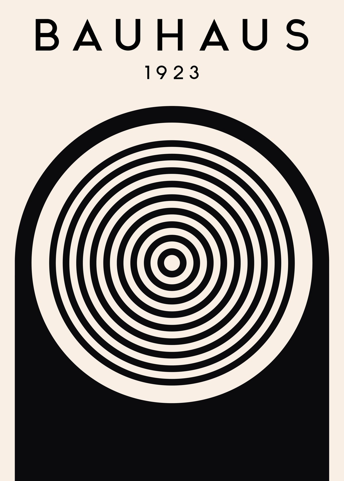 Bauhaus - Poster No. 48 - original artwork