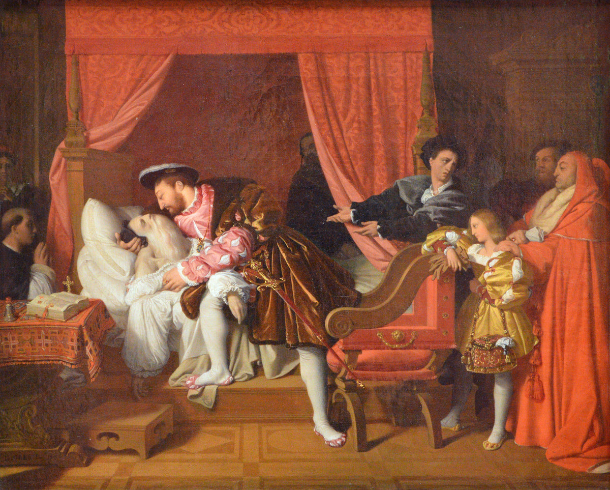 Jean-Auguste-Dominique Ingres - Francis I at the Deathbed of Leonardo