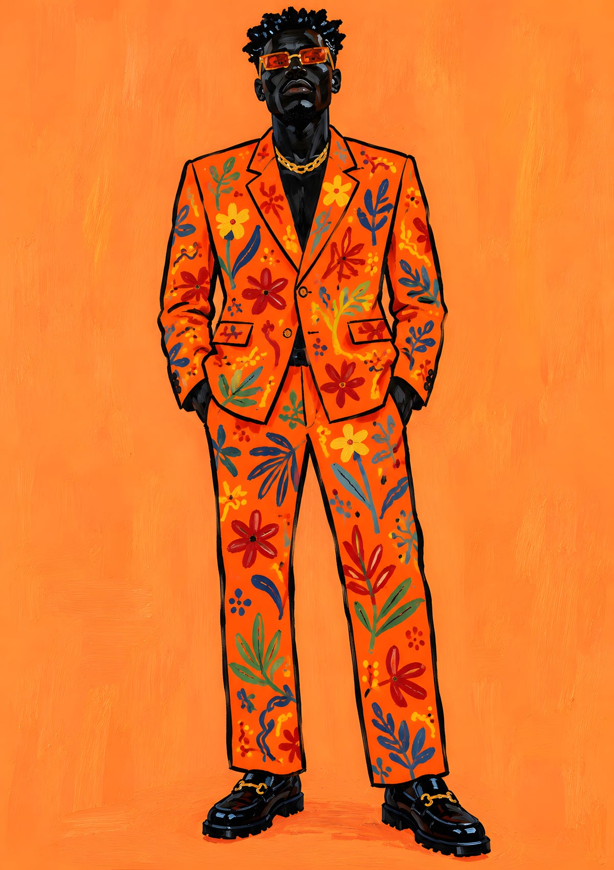 John Smart - Marigold Suit - original artwork