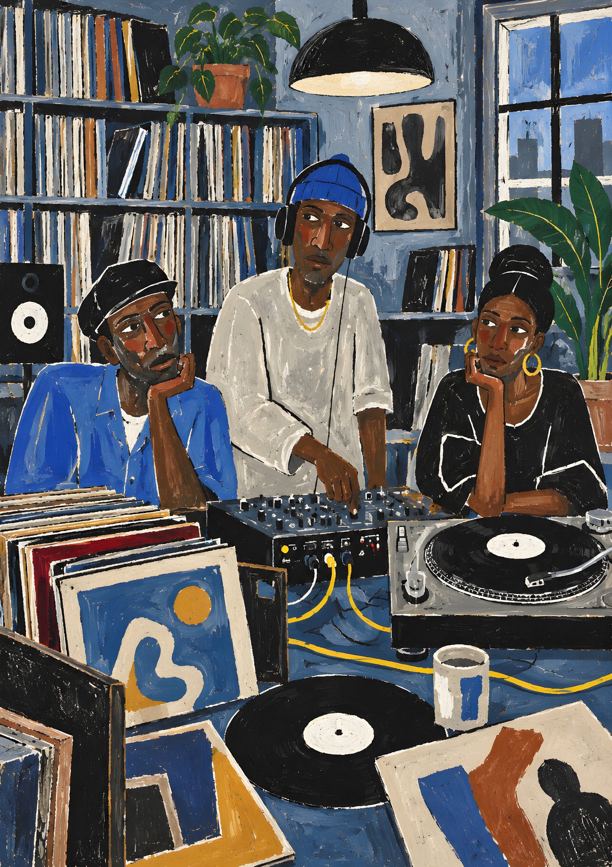 John Smart - Vinyl Club - original artwork