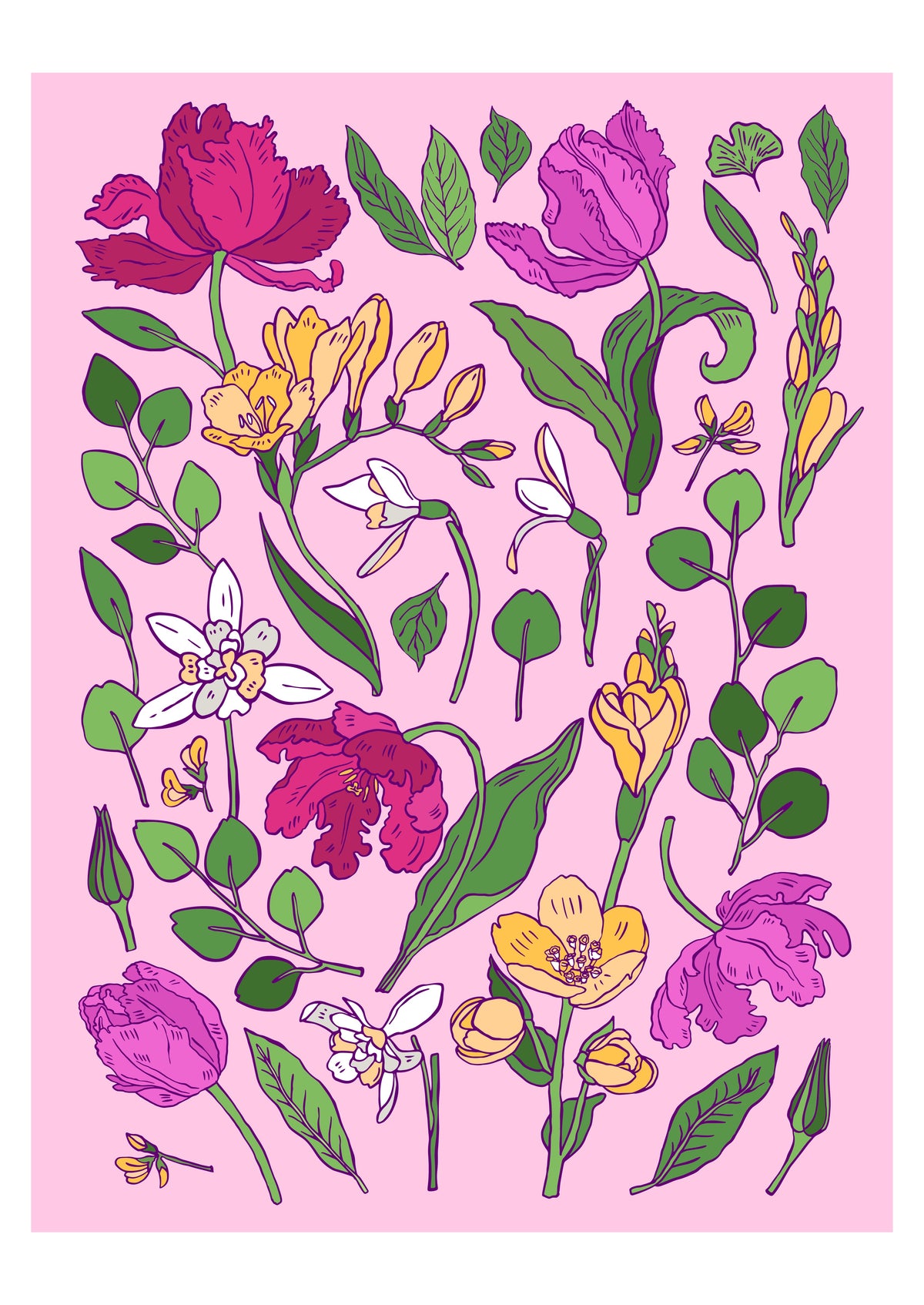 SENT Studio - Flower Poster No. 10