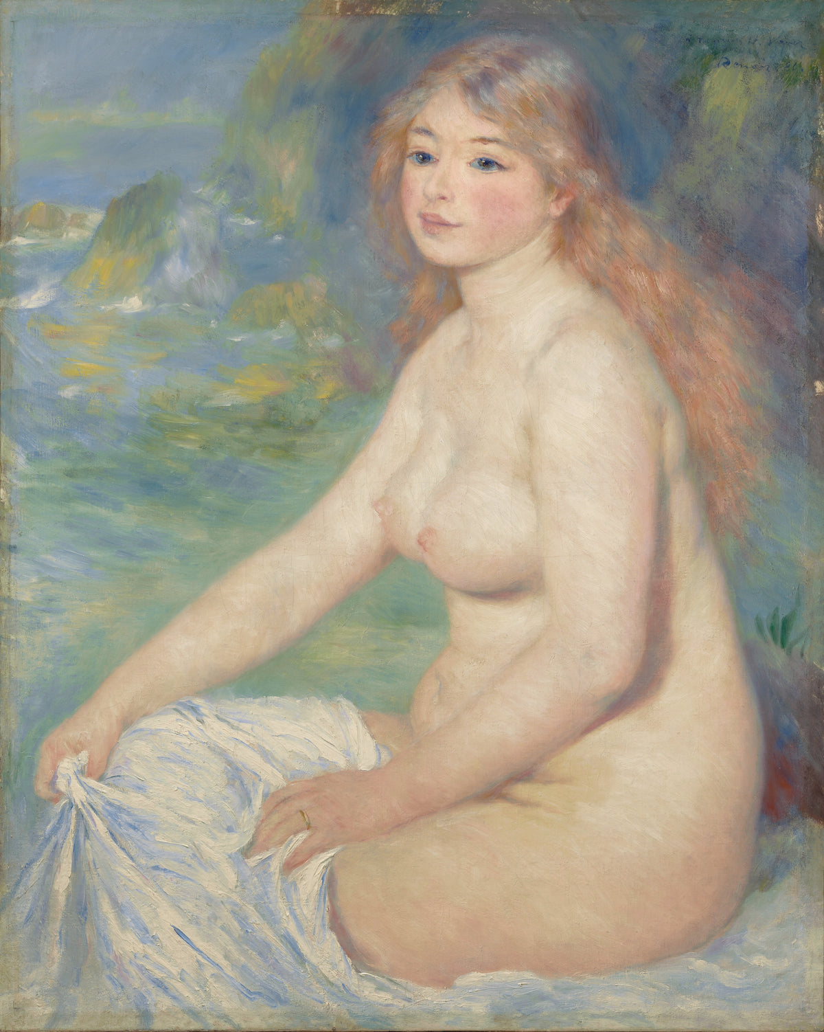 Pierre-Auguste Renoir - Seated Bather