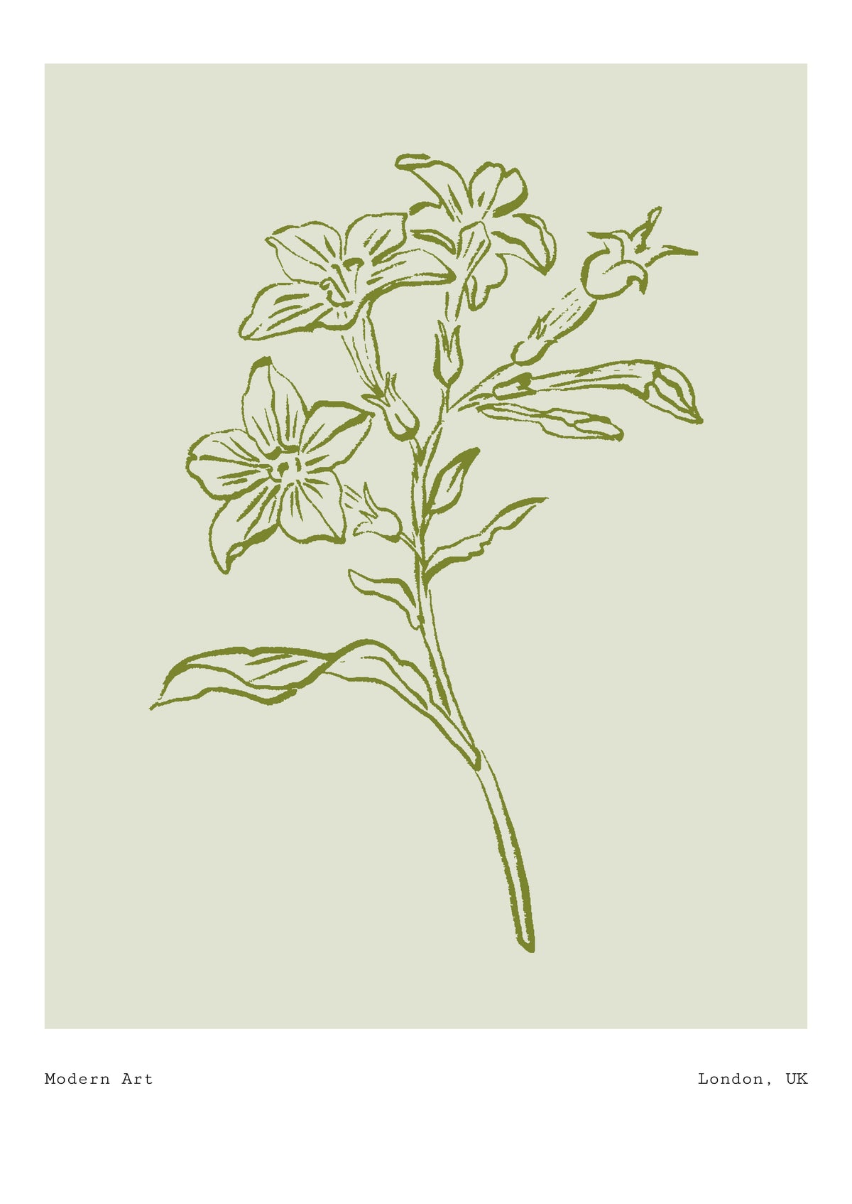 SENT Studio - Blooming Flowers Poster No. 58