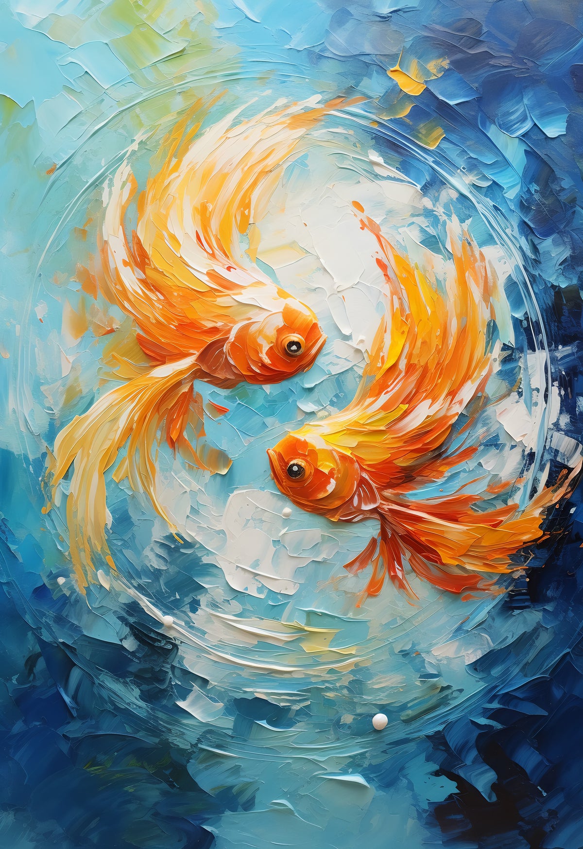 SENT Studio - Goldfish - original artwork