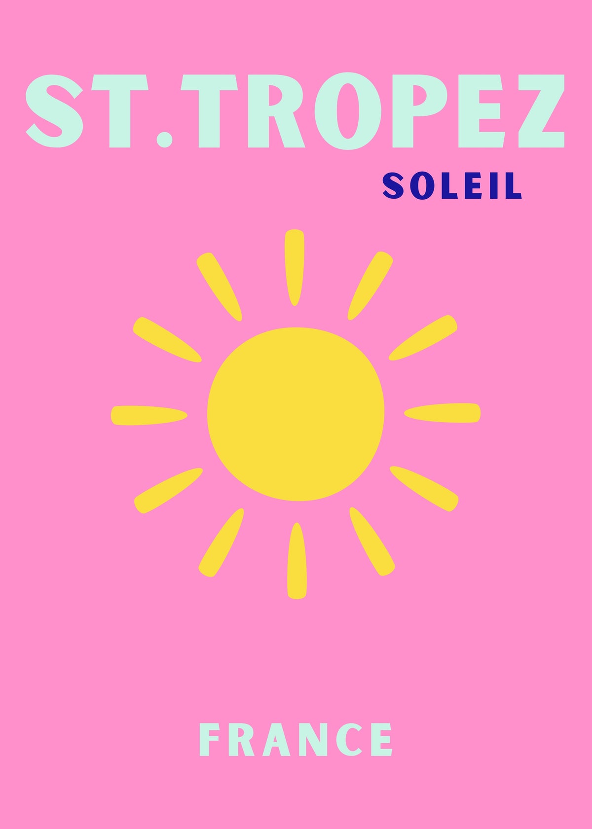 St. Tropez Soleil - original artwork