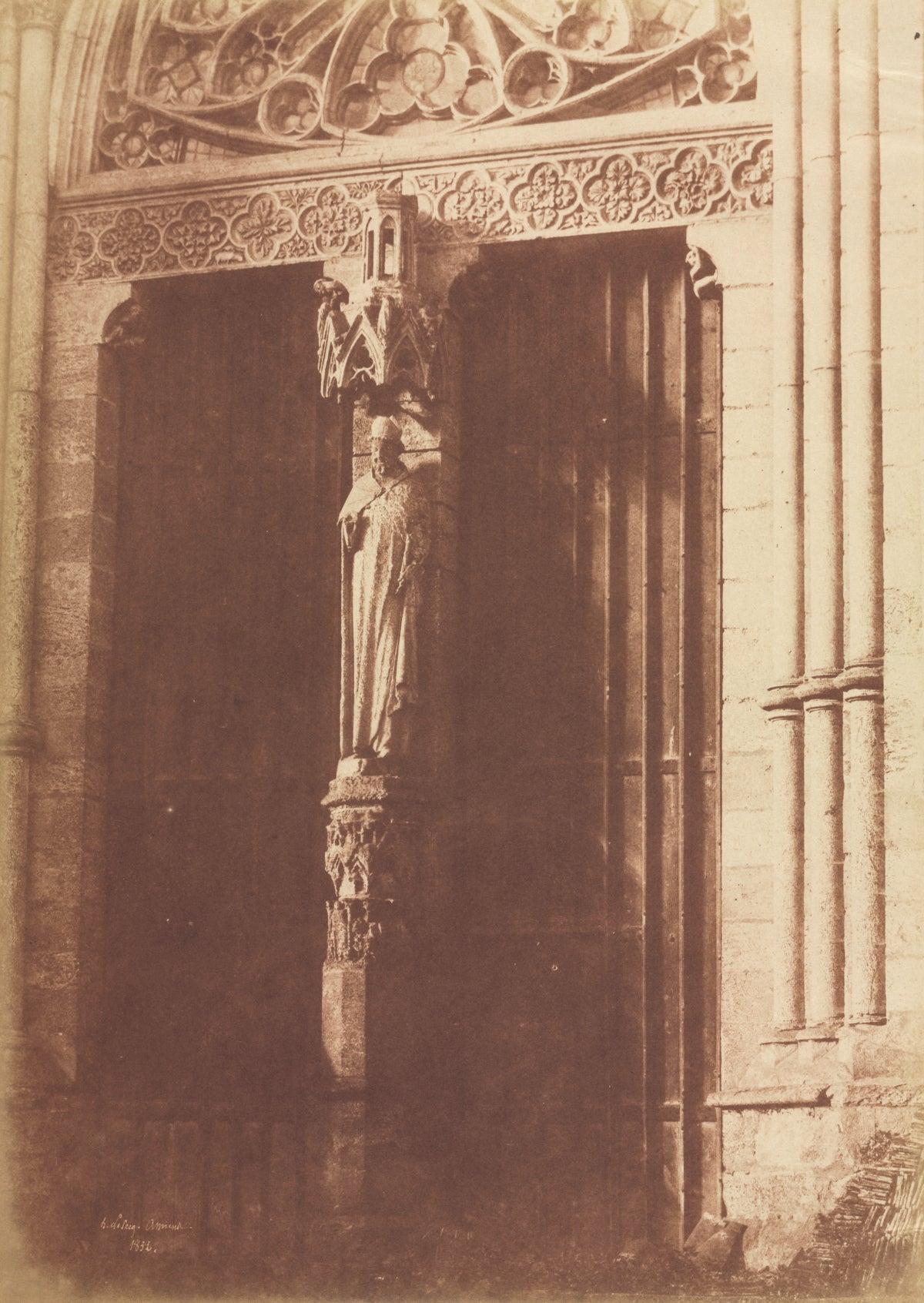 Henri Le Secq - Amiens, Northern Façade of the Transept