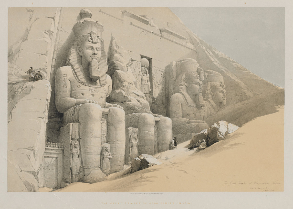 Louis Haghe - Egypt and Nubia, Volume I: The Great Temple of Aboo-Simble, Nubia