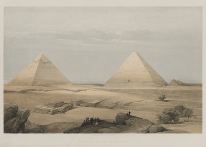 Louis Haghe - Egypt and Nubia, Volume II: Pyramids of Geezeh