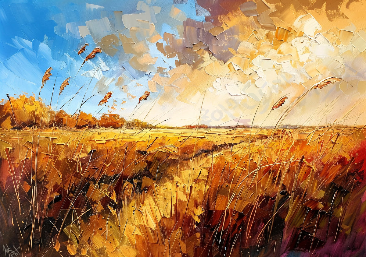 SENT Studio - Wildgrass Field No. 1 - original artwork