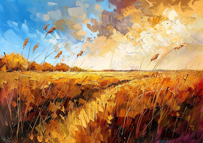 SENT Studio - Wildgrass Field No. 1 - original artwork