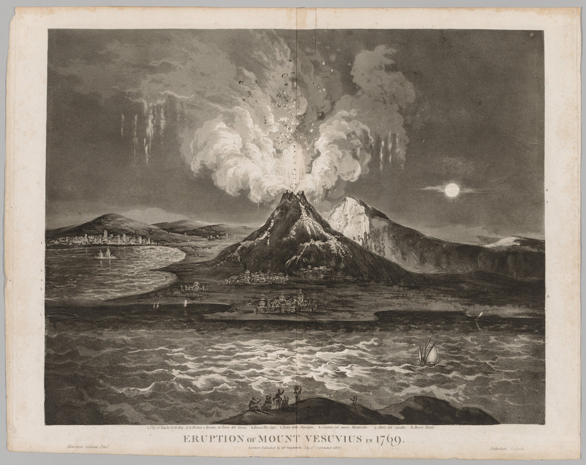 Thomas Sutherland - Eruption of Mount Vesuvius in 1769