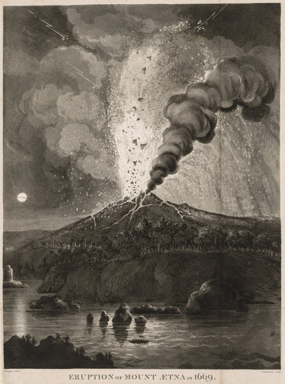 Thomas Sutherland - Eruption of Mount Aetna in 1669